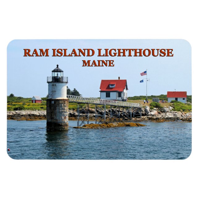 Ram Island Lighthouse, Maine Flexi Magnet (Horizontal)