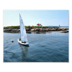 Ram Island Lighthouse, Maine Photo Print