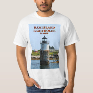 Ram Island Lighthouse, Maine T-Shirt
