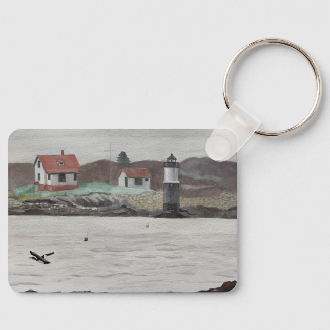 Ram Island Maine Key Ring (Front)