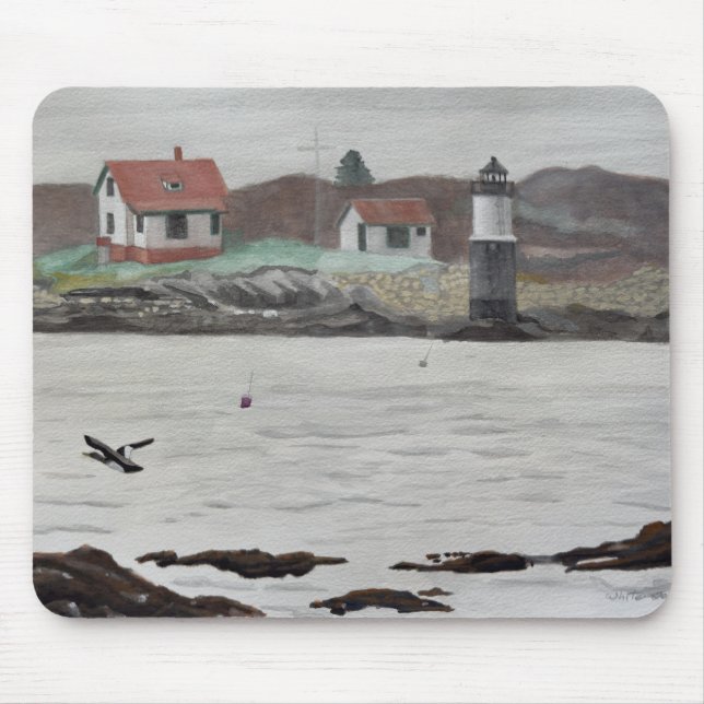 Ram Island Maine Mouse Mat (Front)