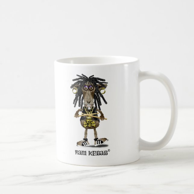 Ram Kebab a Heavy Metal rock SHEEP Coffee Mug (Right)