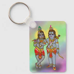 Ram & Krishna Keychain