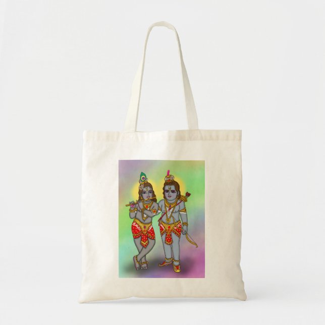 Ram & Krishna Tote Bags (Front)