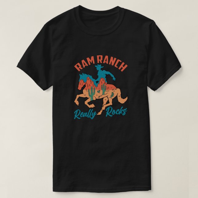 Ram Ranch Really Rocks T-Shirt (Design Front)
