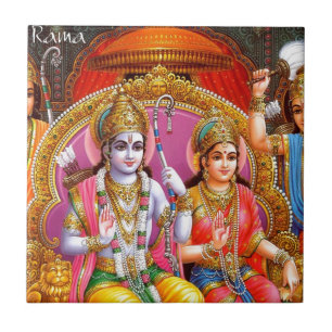 RAMA AND SITA TILE