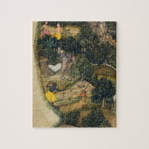 Rama chasing the Golden Deer, from the 'Ramayana', Jigsaw Puzzle