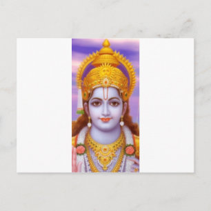 rama god postcard