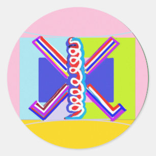 RAMA  - Karuna REIKI Healing Symbol Classic Round Sticker