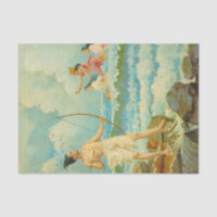 Rama vanquishes the Sea by Raja Ravi Varma