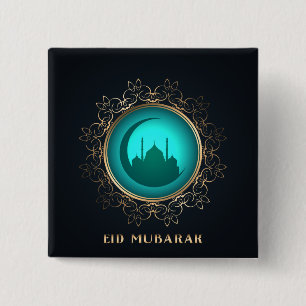 Ramadan Al Adha and Fitr 15 Cm Square Badge
