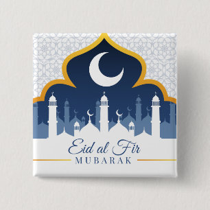 Ramadan Al Adha and Fitr 15 Cm Square Badge