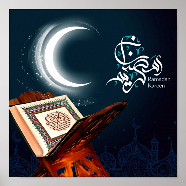 Ramadan Al Adha and Fitr Islamic Poster (Front)