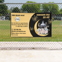 Ramadan Banner for Sale Announcement