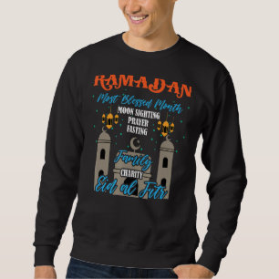 Ramadan Blessed Month Muslim Islamic Ramadan Eid A Sweatshirt