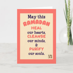 Ramadan - Blessings Card