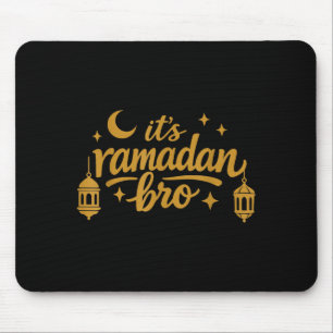 Ramadan bro funny saying muslim fasting humor men mouse mat