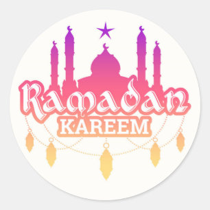 Ramadan Classic Round Sticker
