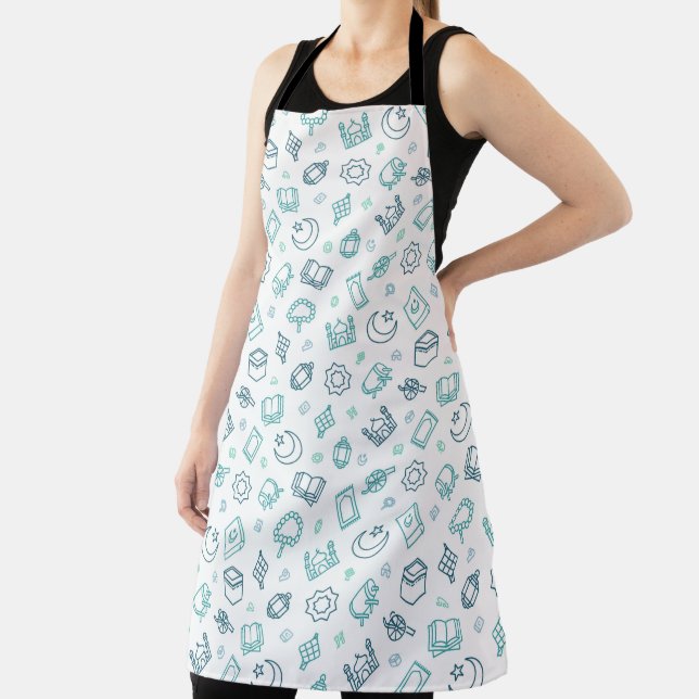 Ramadan Doodles Apron (Insitu)
