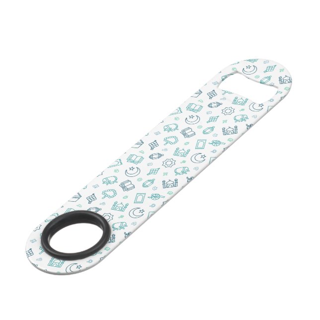 Ramadan Doodles Bottle Opener (Front Angled)