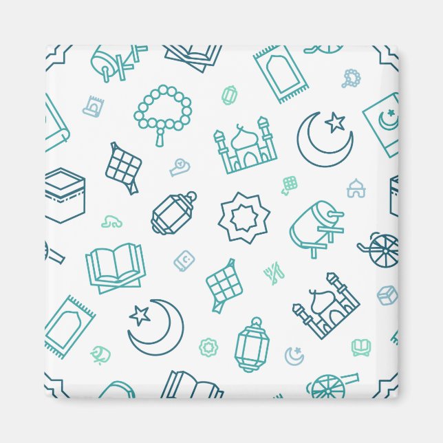 Ramadan Doodles Magnet (Front)