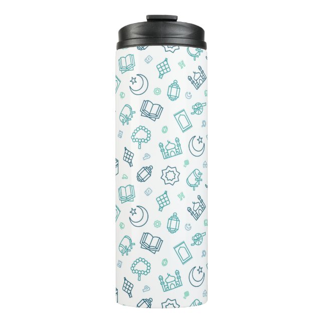 Ramadan Doodles Thermal Tumbler (Front)
