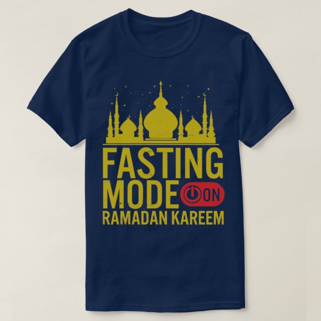 Ramadan Fasting Fashion On Happy Ramadan Muslims H T-Shirt (Design Front)
