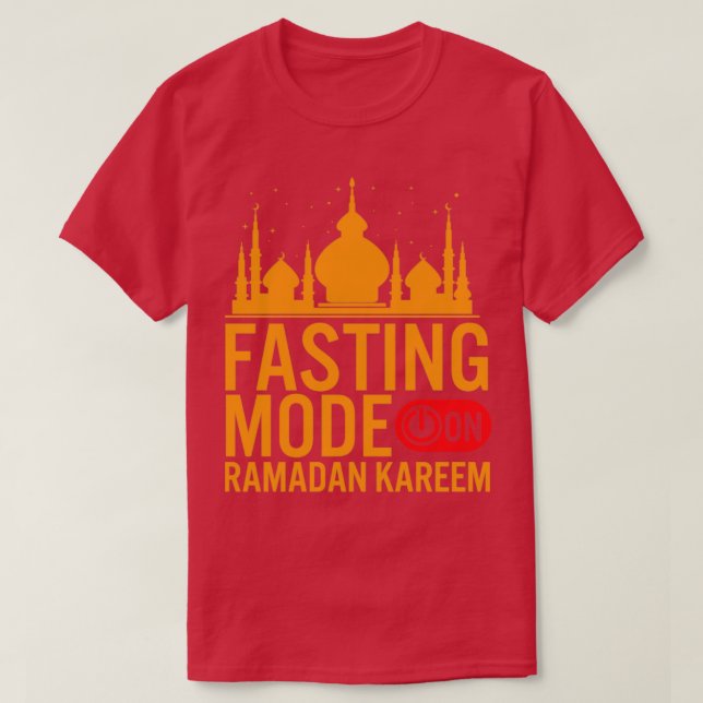 Ramadan Fasting Fashion On Happy Ramadan Muslims H T-Shirt (Design Front)