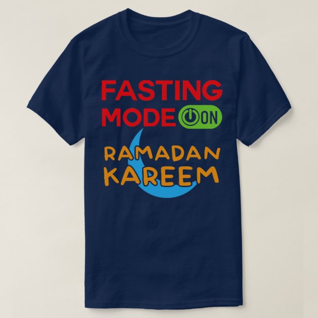 Ramadan Fasting Fashion On Happy Ramadan Muslims H T-Shirt (Design Front)