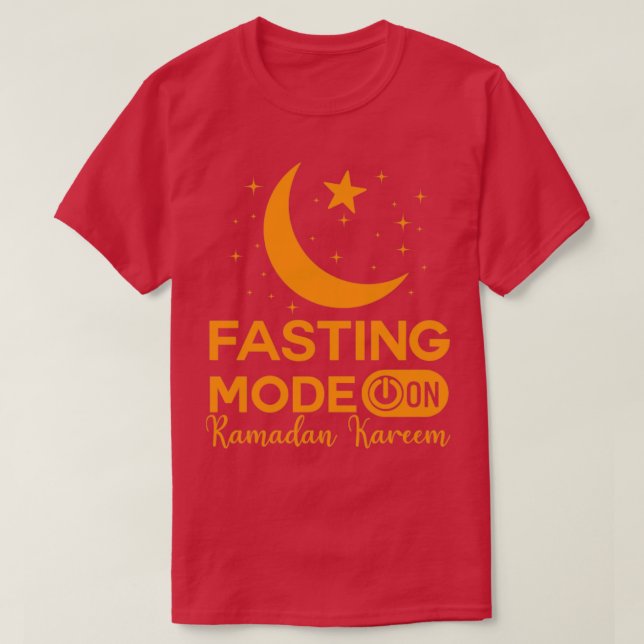 Ramadan Fasting Fashion On Happy Ramadan Muslims H T-Shirt (Design Front)