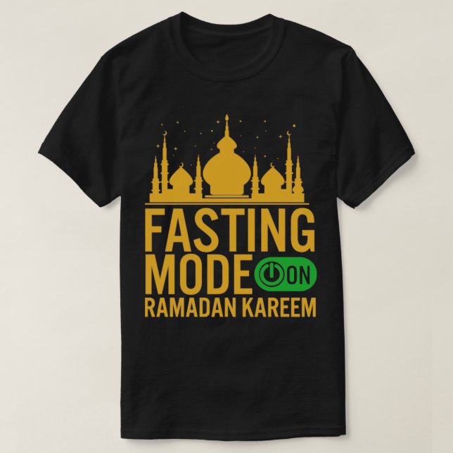 Ramadan Fasting Fashion On Happy Ramadan Muslims H T-Shirt (Design Front)