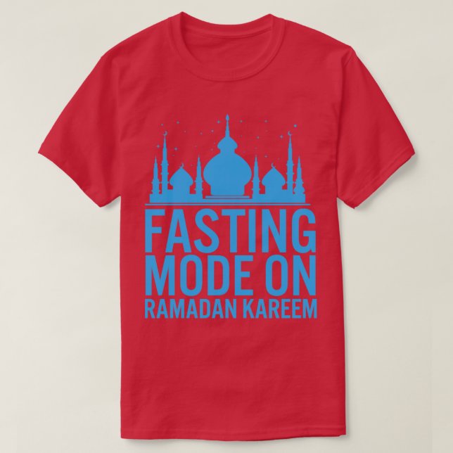 Ramadan Fasting Fashion On Happy Ramadan Muslims H T-Shirt (Design Front)