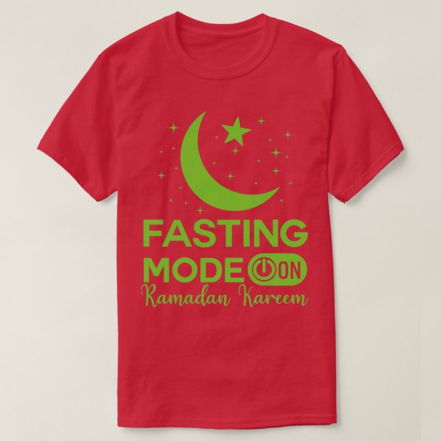 Ramadan Fasting Fashion On Happy Ramadan Muslims H T-Shirt (Design Front)