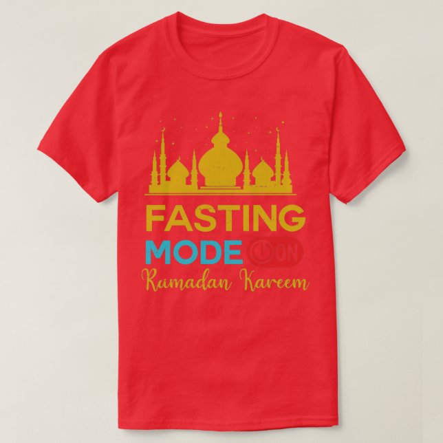 Ramadan Fasting Fashion On Happy Ramadan Muslims H T-Shirt (Design Front)