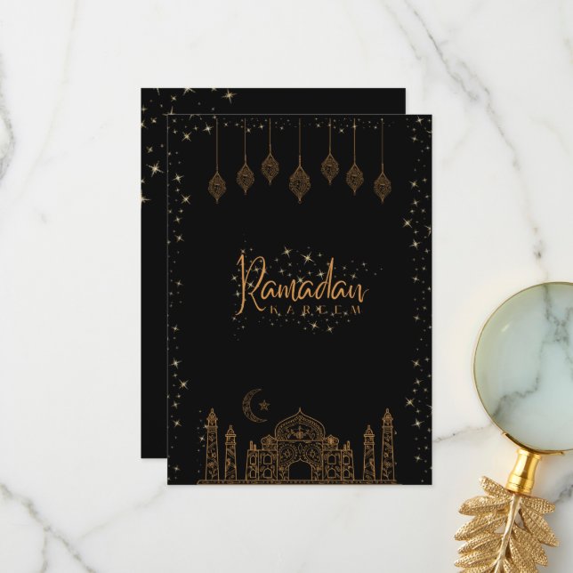 Ramadan greeting card (Front/Back In Situ)