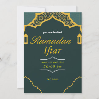 Ramadan Iftar Invitation ,Iftar invitation Ramadan