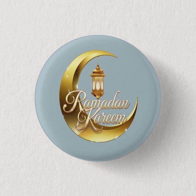 Ramadan Kareem 3 Cm Round Badge (Front)