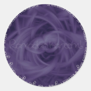Ramadan kareem! - Blessed Ramadan Classic Round Sticker