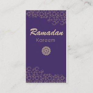 Ramadan Kareem  Calling Card