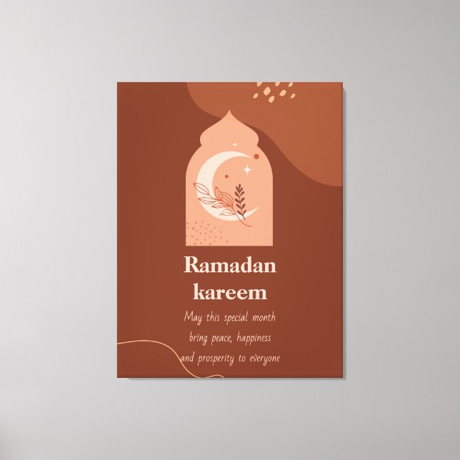 Ramadan Kareem Canvas Print (Front)