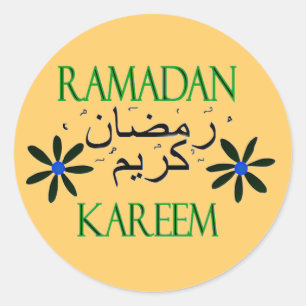 Ramadan Kareem Classic Round Sticker