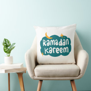 Ramadan Kareem Cloud & Stars Pillow