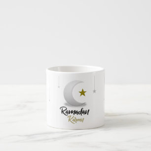  Ramadan Kareem Crescent Design - Islamic Mubarak  Espresso Cup