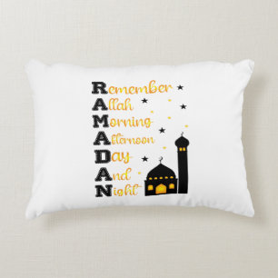 Ramadan Kareem & Eid Mubarak Islamic Accent Pillow