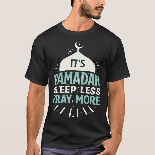 Ramadan Kareem Fasting  For Muslim Islamic  Idea T-Shirt (Front)