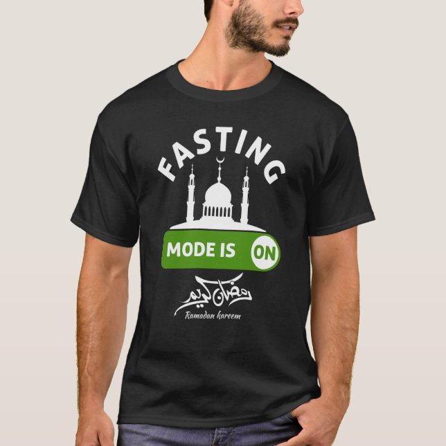 Ramadan Kareem Fasting Mode Fasting Muslim Ramadan T-Shirt (Front)