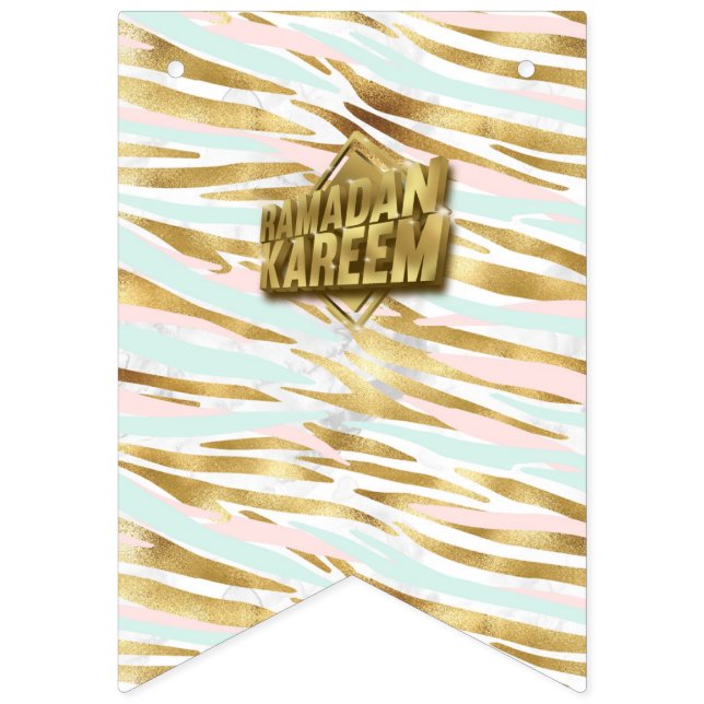 Ramadan kareem flowers bunting  (Fifth Flag)