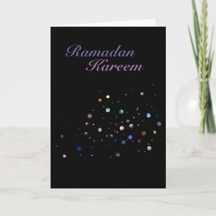 Ramadan Kareem Glitter Card
