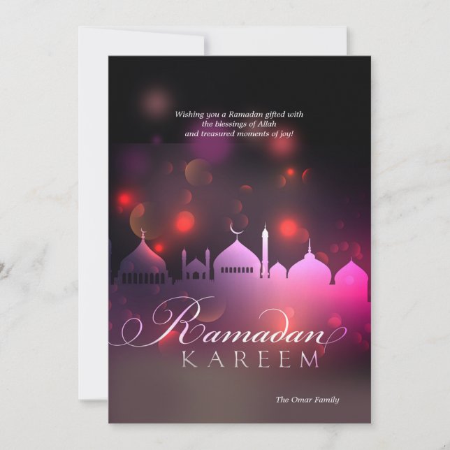 Ramadan Kareem Greeting Card (Front)