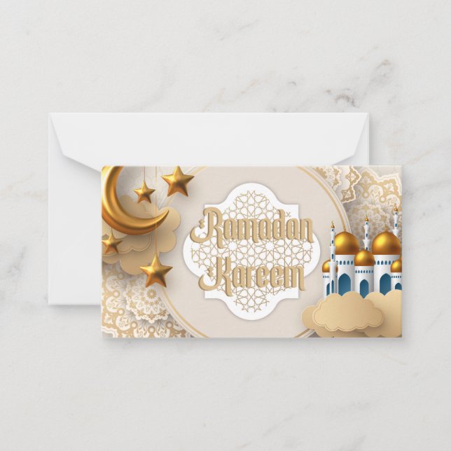 Ramadan Kareem Greeting Card (Front)